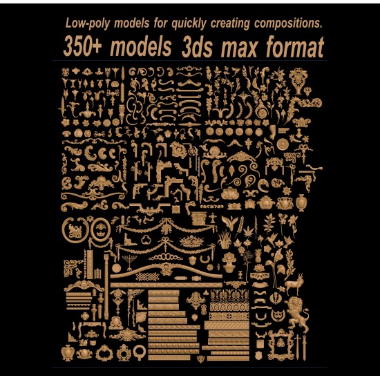 3D models 3ds max 2021 format