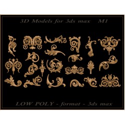 Low Poly 3ds max format M1