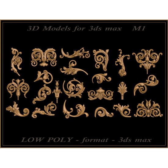Low Poly 3ds max format M1